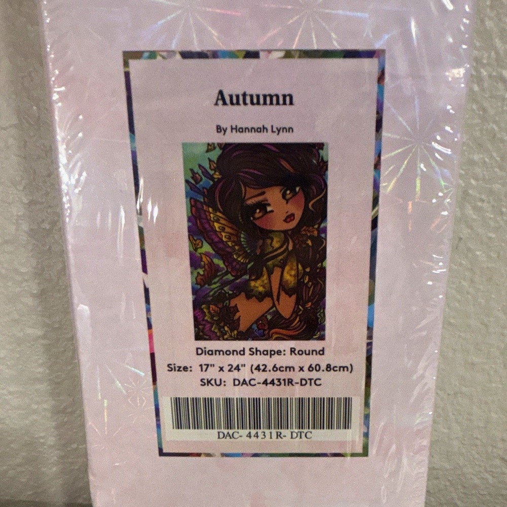 Diamond Art Club Autumn Hannah Lynn Round DIY Diamond Art Kit DAC-4431R-DTC